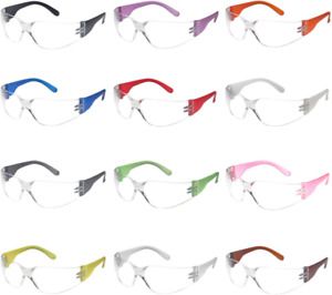 Safety Glasses Assorted Protective Eyewear PPE Googles For Eye Protection 12 Pcs