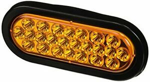 Buyers Products SL65AO 6 Inch Oval LED Recessed Strobe Light Amber