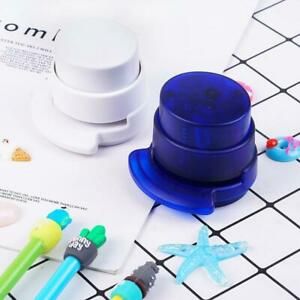 1Pc Mini Stapleless Stapler Paper Binding Binder Paperclip Home Office R2A5