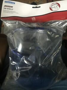 Jackson Safety 18629 V90 Monogoggle-Clear Goggle Safety Face Shield Blue