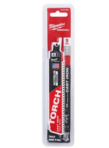 Milwaukee 48-00-5561 6&#034; 7TPI The TORCH for CAST IRON with NITRUS CARBIDE 5 PK