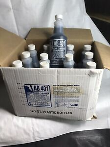 LW chemicals AB 401 beer line cleaner Case Of 12 Quarts Of Concentrate