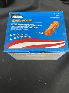 1-box New Surplus Ideal Splice Line P-5004 100 In Line Wire Connectors