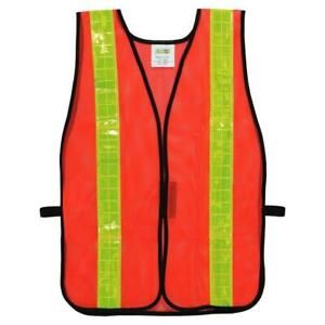 Cordova Safety Vest High Visibility Orange Mes (One Size Fits All)