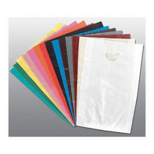 GRAINGER APPROVED 5DUL2 Plastic Shopping Bag,Merchandise,PK500