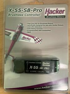 Hacker Speed Controller X-55 SB PRO (2-6S)