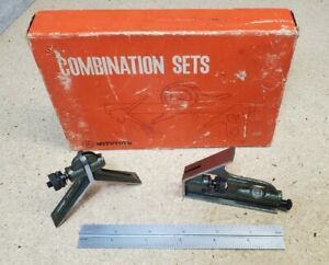 Mitutoyo No. 180-901 combination square, center - 6&#034; scale was made in U.S.A