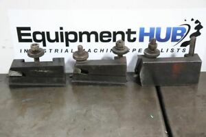 (3) Aloris Tool Holders, EA #7, EA #8