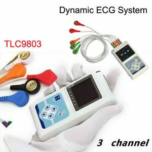 Dynamic ECG System TLC9803 Electrocardiography ECG test machine ECG Data 12Leads