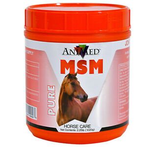 Animed MSM Pure Powder 2.5 Pounds Joint Cartilage Skin Health Equine Arthritis