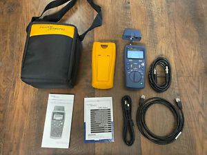 Fluke Networks CIQ-100 CableIQ Network Cable Qualification Tester Case Cables
