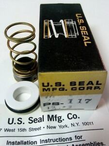 U.S. US Seal PS-117 Pump Shaft Seal Kit NOS
