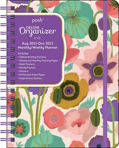 Andrews McMeel Posh: Deluxe Organizer 17-Month 2021-2022 Monthly/Weekly Plannr w