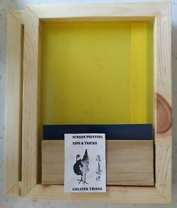 Screen Printing Frame 16 by 12 (1) 200 Mesh (1) 160 mesh and Squeegee