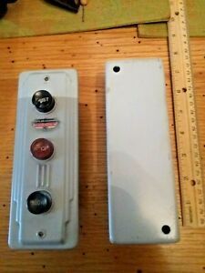 NOS CUTLER HAMMER fast / slow / stop HEAVY DUTY push button CONTROL 9216H5A NEW!