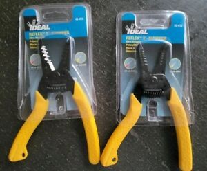 Set of two  IDEAL 45-415 and 45-418 Wire Strippers, 6 to 20 AWG