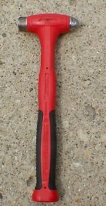 Snap-On HBBD8 8 oz. Ballpeen Hammer Red Soft Grip Handle