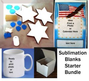 LOT OF 36 NEW SUBLIMATION BLANKS - VARIETY  Starter Bundle - Heat Transfer Ready