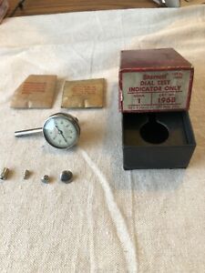 Starrett Dial Indicator 196B .001 Jeweled USA Toolmaker Machinist