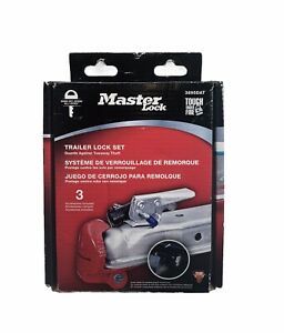 NEW Master Lock Co Trailer Lock Combo Set 3895DAT