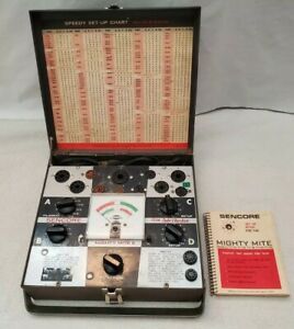 Sencore TC114 Mighty Mite II 2 Vacuum Tube Tester Checker And Set Up Book