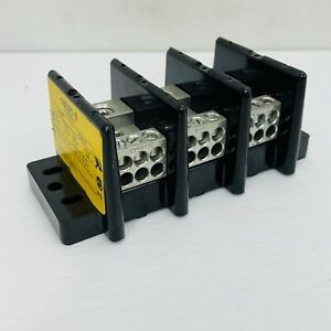 Bussmann 16021-3 Power Distribution Block 3P 175A 600V ~Clean Used~
