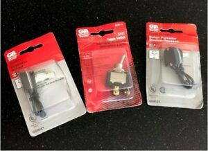Gardner Bender Switch Assortment - 3 pcs - GSW-11 GSW-24 GSW-61, SPST Rotary Mom