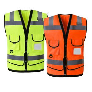 High Visibility Safety Vest, Neon, 2 Sizes 2 Colors for Choose
