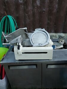 Vintage Globe Gravity Model 150 Meat Slicer with Blade Sharpener Assembly