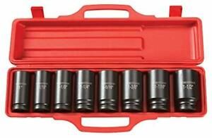 TEKTON 3/4 Inch Drive Deep 6-Point Impact Socket Set 8-Piece 1-1-1/2 in. | 4891