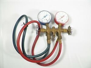AIR CONDITIONING GAUGES PRO SET. READ DESCRIPTION.