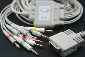 Burdick EKG Compatible Patient Cable 012-0844-00 NEW