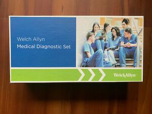 Welch Allyn Diagnostic Set Lithium Ion Handle Otoscope / Opthalmoscope 