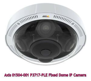 Axis 01504-001 P3717-PLE Fixed Dome IP Camera 8 MP 360 IR 4 Varifocal Lens [CTA]