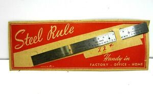 Vintage Steel Rule Pioneer 1503 Machinist Ruler New Old Stock