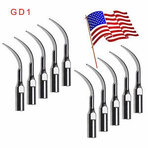 USA 10pcs Dental Ultrasonic Scaler Tip GD1 Model For DTE SATELEC