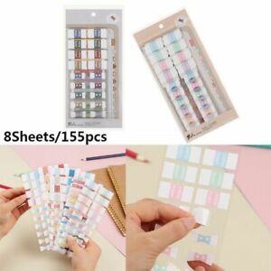Label Bookmark Tab Strip Memo Pad Paster Sticker Index Flags Sticky Notes