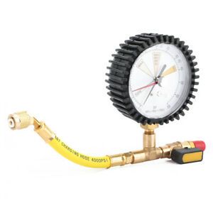 Nitrogen Pressure Gauge 1/4&#039;&#039; Interface Air Conditioning Pressure Gauge