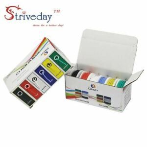 30AWG 60m/box Flexible Silicone Rubber Cable Wire stranded wires Tinned Copper l