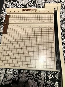 Boston 2612 Paper Cutter 12&#034; Trimmer Heavy Duty Guillotine TESTED