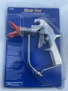 NO RESERVE/ FREE SHIPPINGGRACO 235462 SILVER PLUS AIRLESS SPRAY GUN