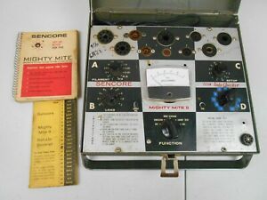 Vintage Sencore Mighty Mite 2 TC114 Tube Checker Tester