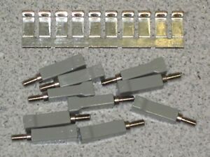 10 SETS PHOENIX CONTACT LB 10-6 GY 0202358 Terminal Block Connector Jumpers