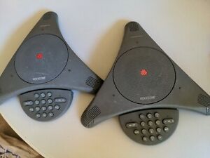 Polycom Sound Station conference phones: two (2) *untested* *for parts or repair