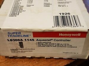 Honeywell L6006A1145 SPDT Aquastat Controller Range 100°F- 240°F Diff 5°F - 30°F