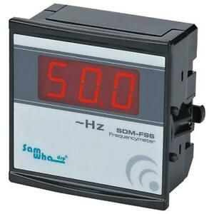 Digital Frequency Meter Slim Compact LED Panel 1-400Hz TURE RMS High precision