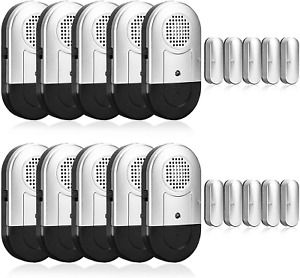 Window Alarms 10 Pack Sanjie Window and Door Alarms for Home with 120DB,Wireless