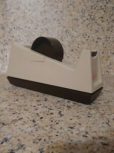 Vintage Scotch 3M Heavy Duty Weighted Tape Dispenser Model 28000 C-25 USA VTG