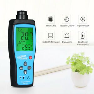 SMART SENSOR Oxygen Meter Digital Automotive O2 Gas Tester Monitor Detector W2U1