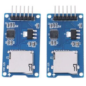 2Pcs Micro storage board mciro TF card memory shield module SPI for Arduino: